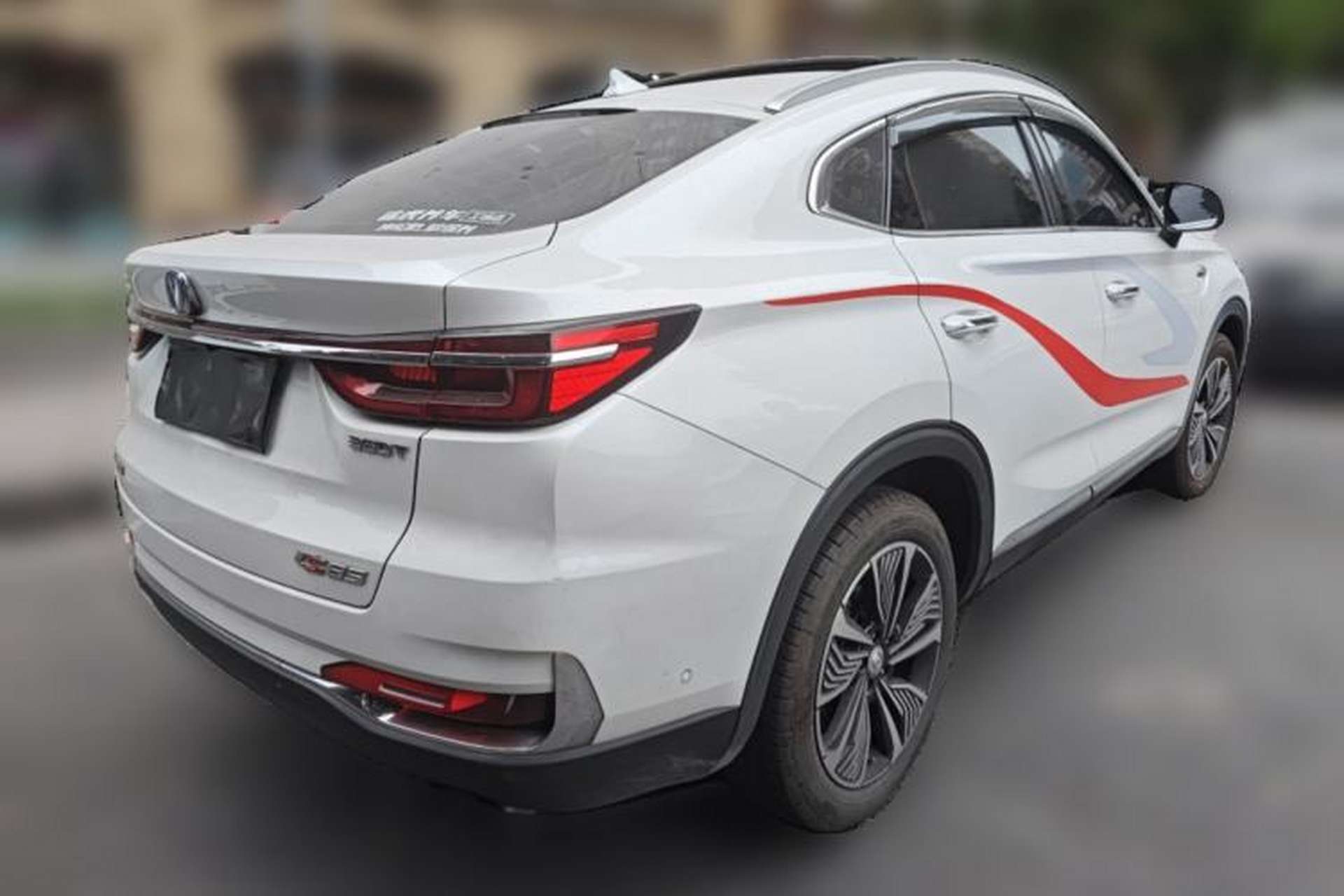 Used CHANGAN CS85 COUPE 2019 2.0T Automatic Luxury Edition China V Standard Rear Right 45 Deg