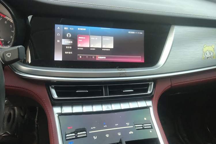 Used CHANGAN CS85 COUPE 2021 1.5T DCT Elite Edition Audio And AC Panel