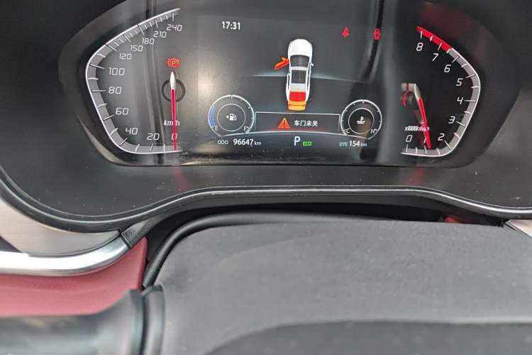 Used CHANGAN CS85 COUPE 2021 1.5T DCT Luxury Edition Odometer Close Up
