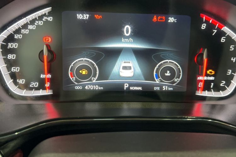 Used CHANGAN CS85 COUPE 2021 1.5T DCT Luxury Edition Odometer Close Up