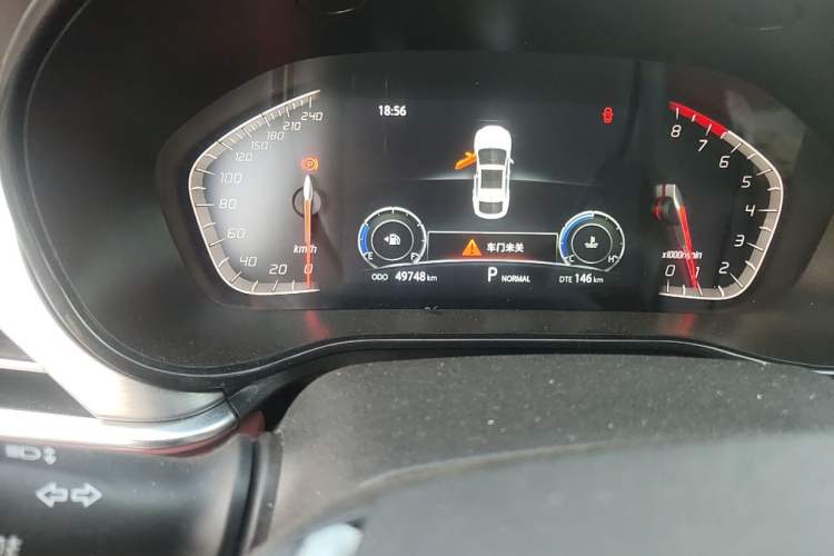 Used CHANGAN CS85 COUPE 2021 1.5T DCT Elite Edition Odometer Close Up