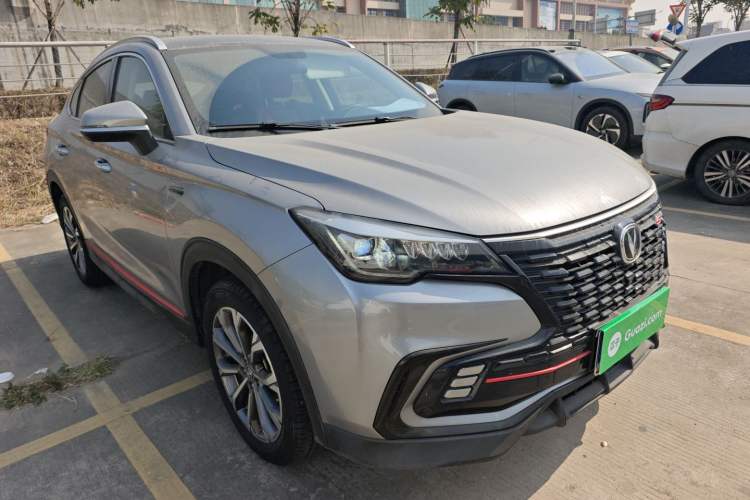 Used CHANGAN CS85 COUPE 2021 1.5T DCT Prestige Model Front Right 45 Deg