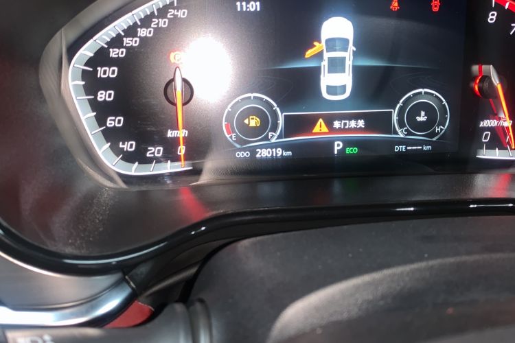 Used CHANGAN CS85 COUPE 2021 1.5T DCT Elite Edition Odometer Close Up