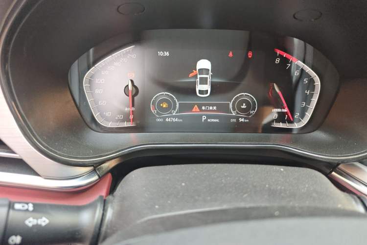 Used CHANGAN CS85 COUPE 2021 1.5T DCT Luxury Edition Odometer Close Up