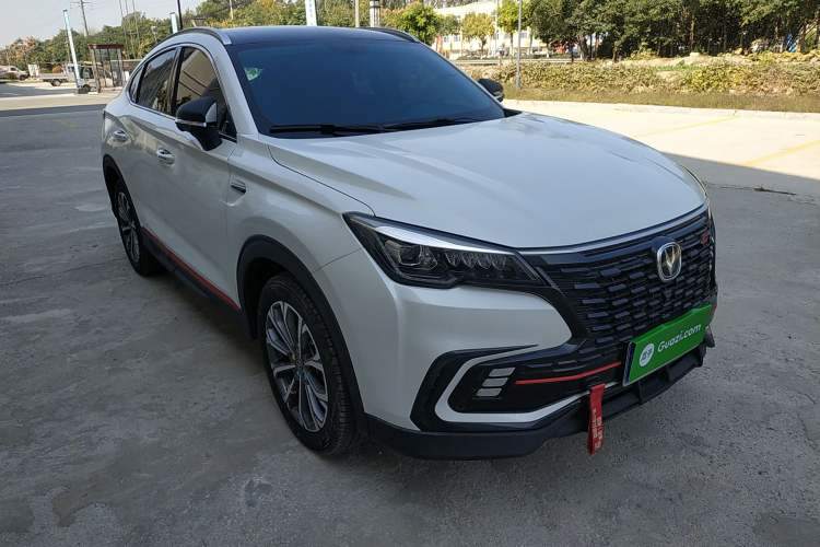 Used CHANGAN CS85 COUPE 2021 1.5T DCT Prestige Model Front Right 45 Deg