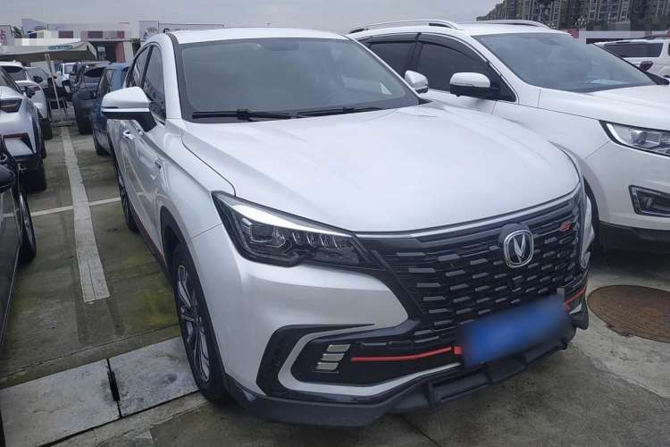 Used CHANGAN CS85 COUPE 2021 1.5T DCT Luxury Edition Front Right 45 Deg