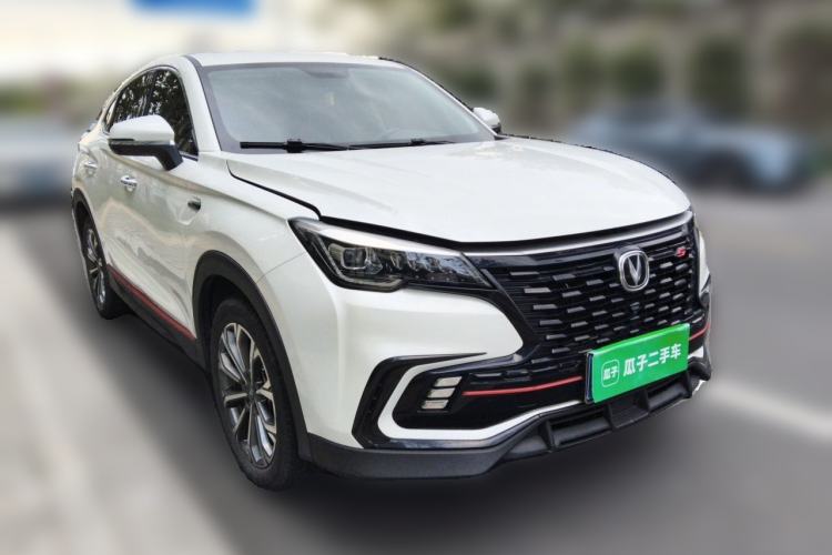 Used CHANGAN CS85 COUPE 2021 1.5T DCT Luxury Edition Front Right 45 Deg
