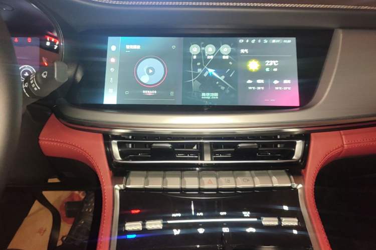 Used CHANGAN CS85 COUPE 2023 1.5T DCT Luxury Version Audio And AC Panel