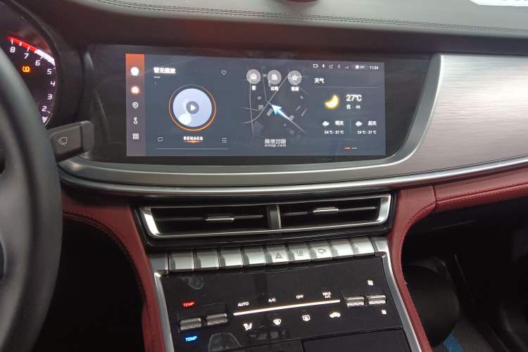 Used CHANGAN CS85 COUPE 2023 1.5T DCT Luxury Version Audio And AC Panel