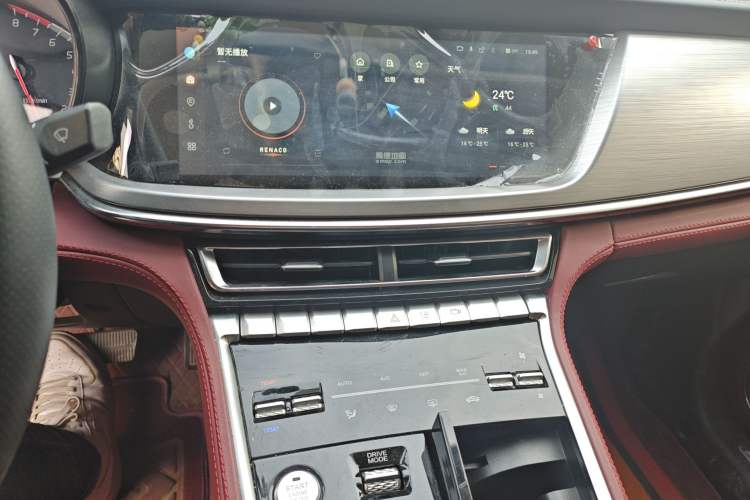 Used CHANGAN CS85 COUPE 2023 1.5T DCT Luxury Version Audio And AC Panel