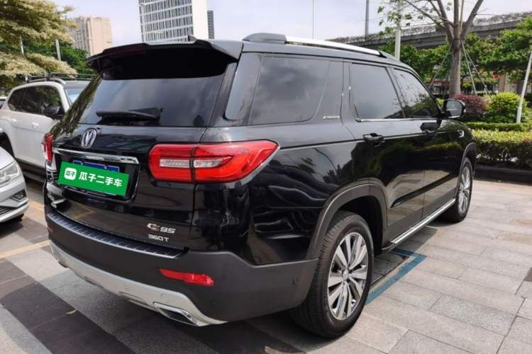 Used CHANGAN CS95 2017 2.0T Four-Wheel Drive ZhiZun Edition Rear Right 45 Deg
