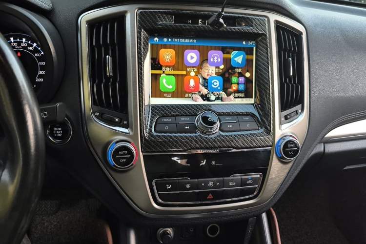 Used CHANGAN CS95 2017 2.0T Two-Wheel Drive Zhitu Edition Audio And AC Panel