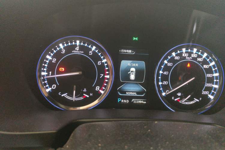Used CHANGAN CS95 2017 2.0T Two-Wheel Drive Zhitu Edition Instrument Cluster