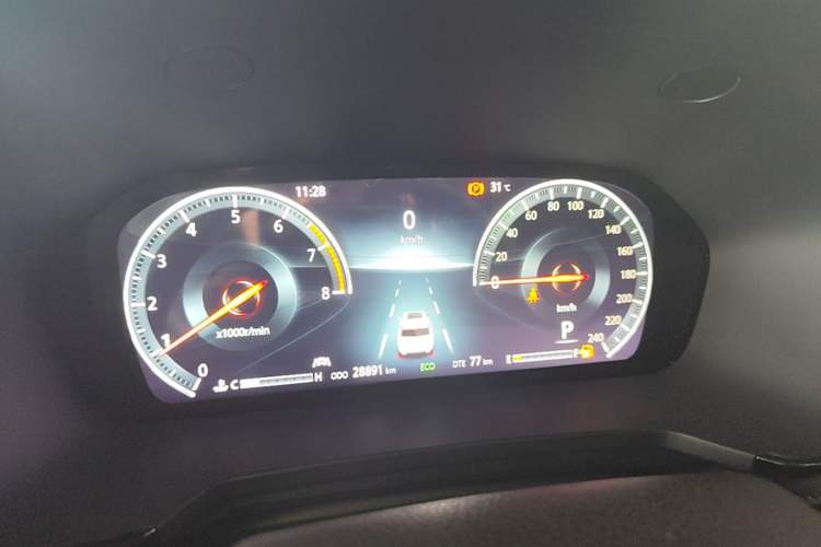 Used CHANGAN CS95 2019 2.0T Two-Wheel-Drive Luxury Version Instrument Cluster