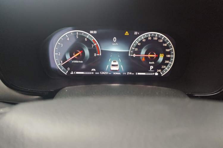 Used CHANGAN CS95 2019 2.0T Two-Wheel-Drive Luxury Version Odometer Close Up