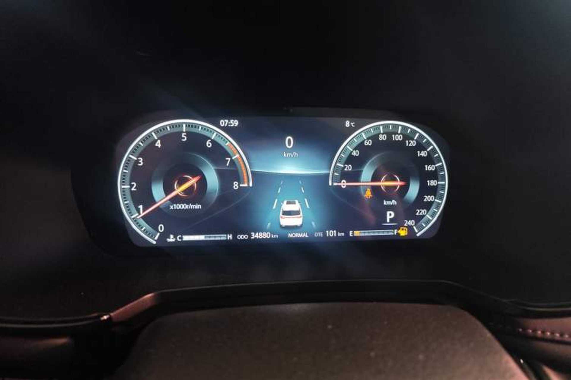 Used CHANGAN CS95 2021 2.0T Two-Wheel Drive Luxury Version Instrument Cluster