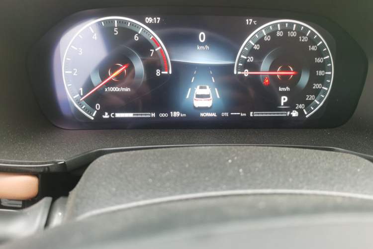 Used CHANGAN CS95 2021 2.0T Two-Wheel Drive Luxury Version Odometer Close Up