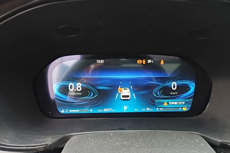 Used CHANGAN CS95 2021 2.0T Two-Wheel Drive Luxury Version Instrument Cluster
