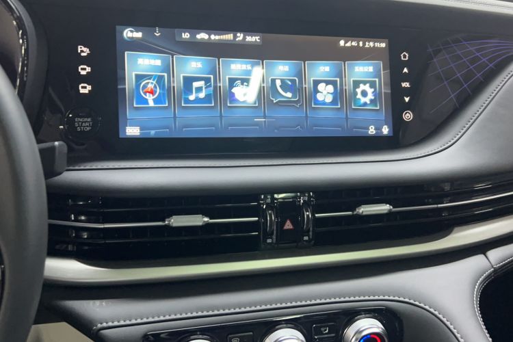 Used CHANGAN CS95 2021 2.0T Two-Wheel Drive Luxury Version Audio And AC Panel