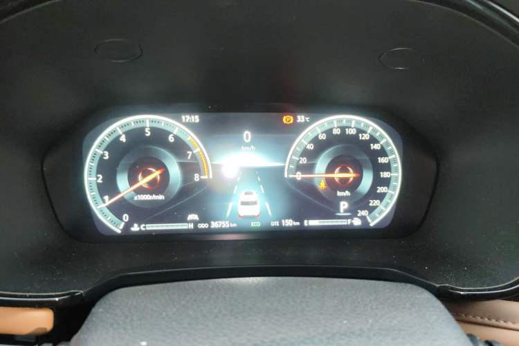 Used CHANGAN CS95 2021 2.0T Two-Wheel Drive Luxury Version Instrument Cluster