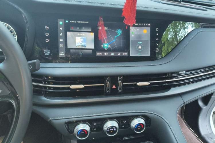 Used CHANGAN CS95 2023 2.0T All-Wheel-Drive Luxury PLUS Model Audio And AC Panel