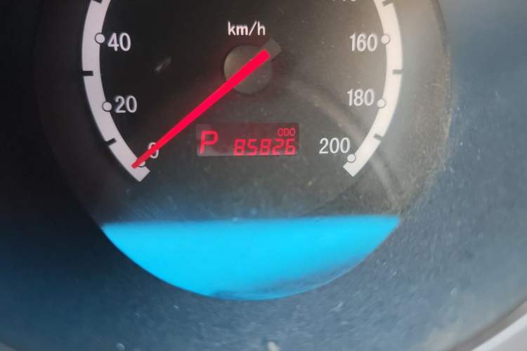 Used CHANGAN CX20 2011 1.3L Automatic Sport Edition Odometer Close Up
