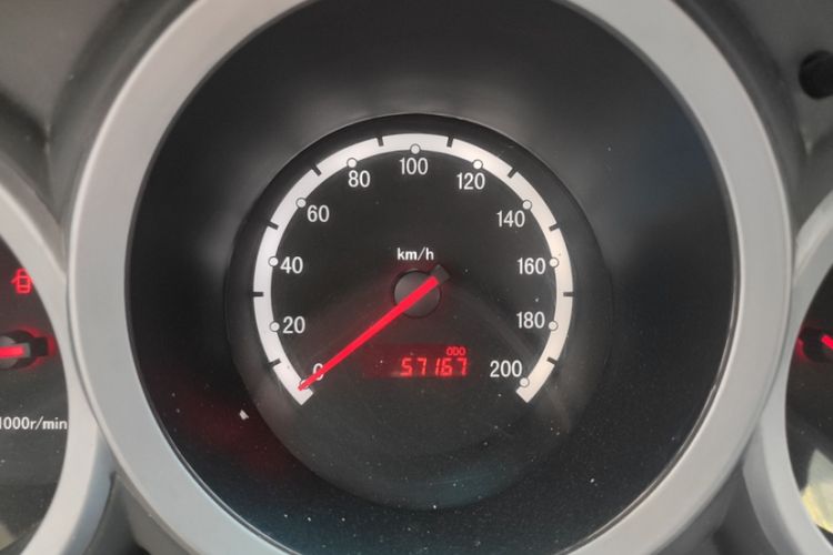 Used CHANGAN CX20 2011 1.3L Manual Sport Edition Odometer Close Up