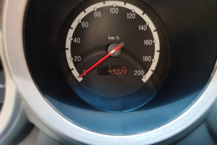 Used CHANGAN CX20 2011 1.3L Manual Sport Edition Odometer Close Up