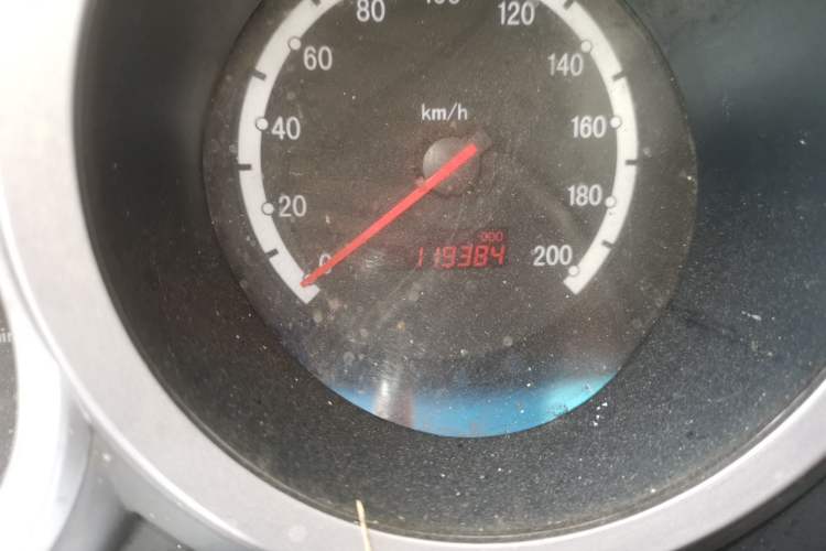 Used CHANGAN CX20 2011 1.3L Manual Standard Edition Odometer Close Up