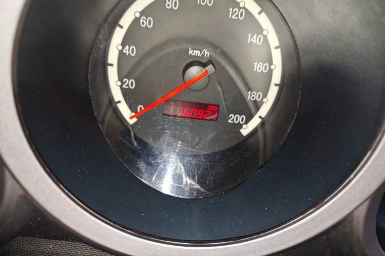 Used CHANGAN CX20 2011 1.3L Manual Comfort Edition Odometer Close Up