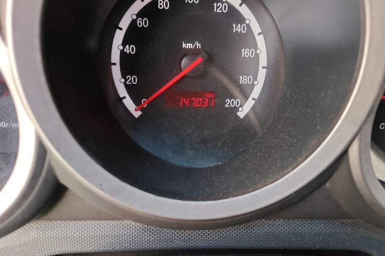 Used CHANGAN CX20 2011 1.3L Manual Sport Edition Odometer Close Up