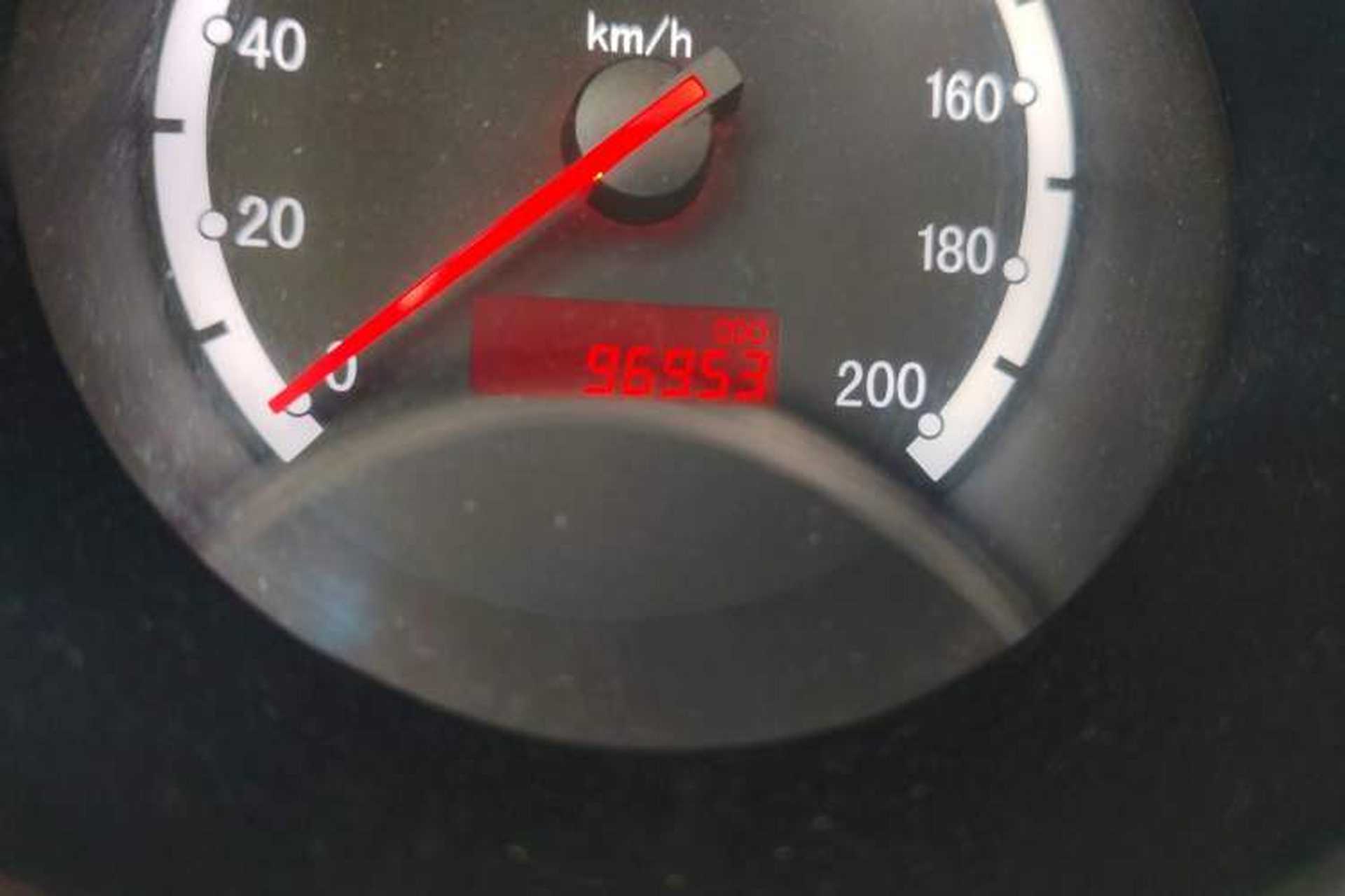 Used CHANGAN CX20 2011 1.3L Manual Sport Edition Odometer Close Up