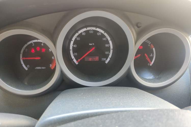 Used CHANGAN CX20 2011 1.3L Manual Sport Edition Odometer Close Up