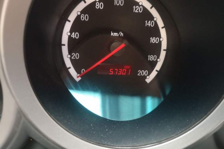 Used CHANGAN CX20 2011 1.3L Manual Sport Edition Odometer Close Up
