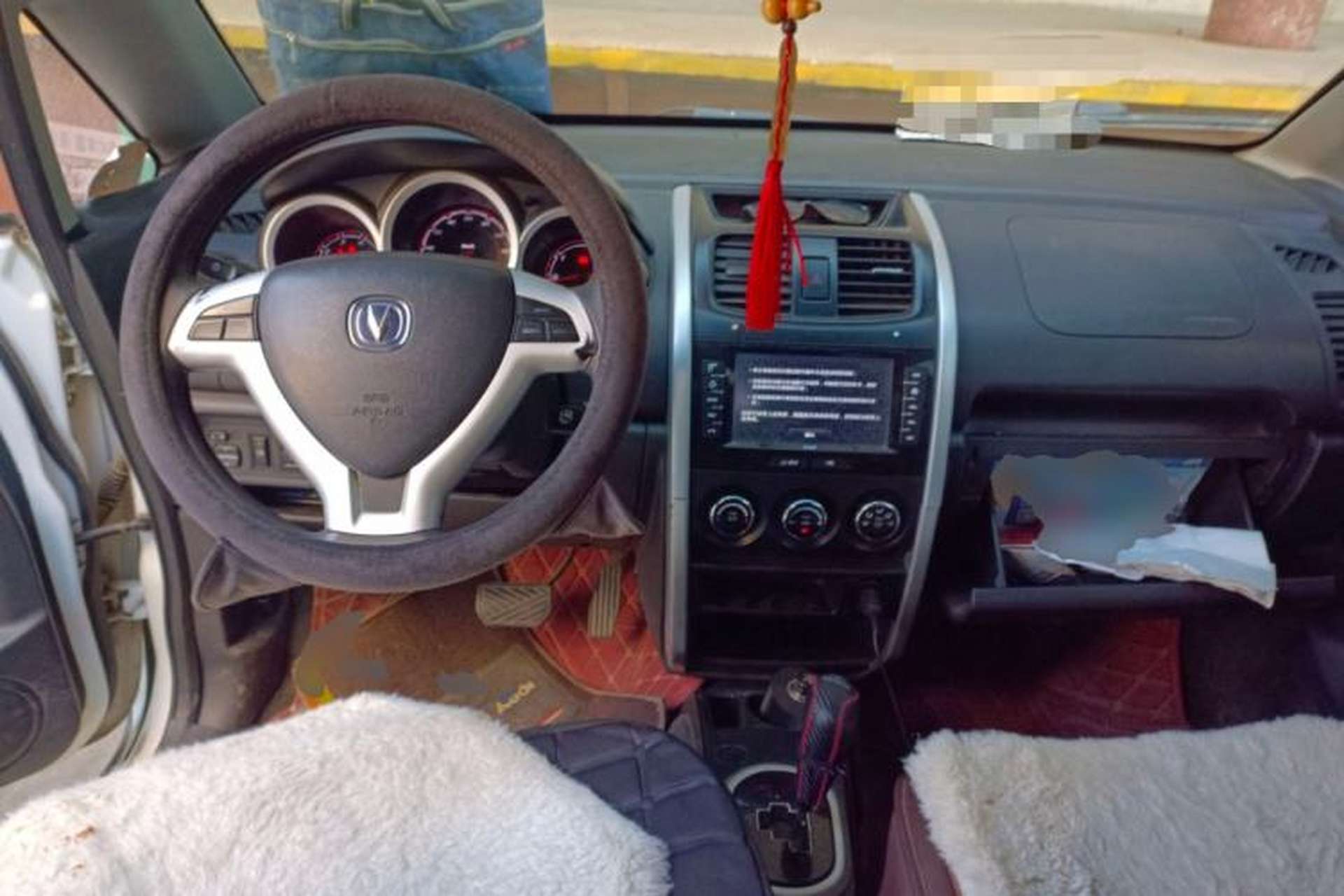 Used CHANGAN CX20 2014 1.4L IMT Sunroof Navigation Version China IV Standard Center Console