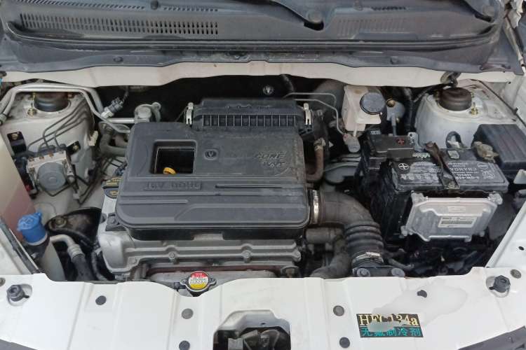 Used CHANGAN CX20 2014 1.4L Manual Sunroof Navigation Version China V Standard Engine Bay