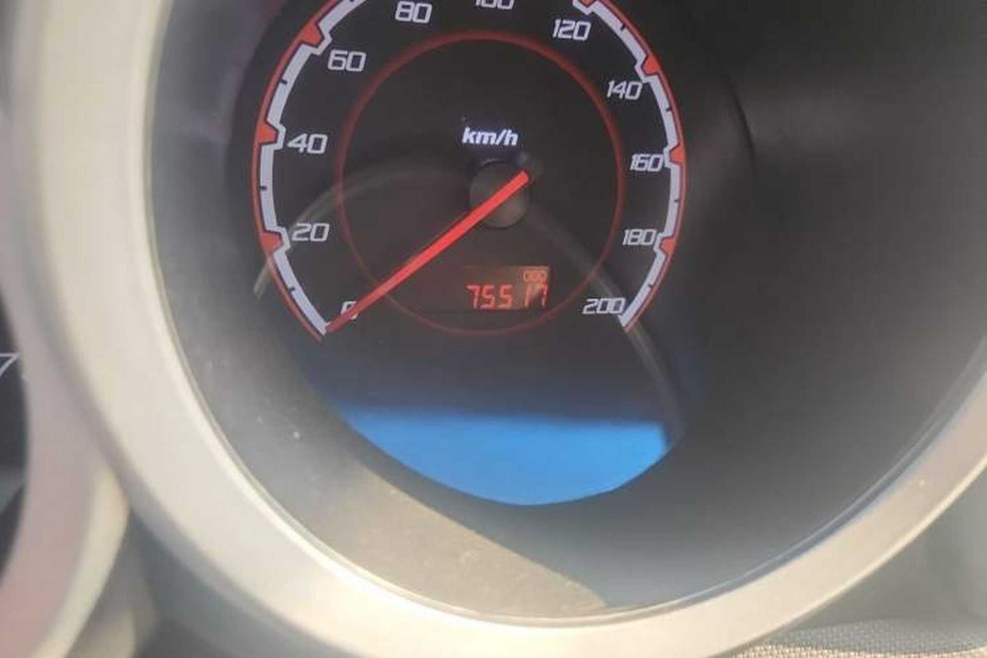 Used CHANGAN CX20 2014 1.4L Manual Sport Version China IV Standard Odometer Close Up
