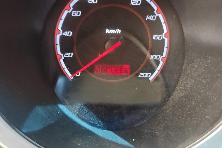 Used CHANGAN CX20 2014 1.4L Manual Sport Version China IV Standard Odometer Close Up