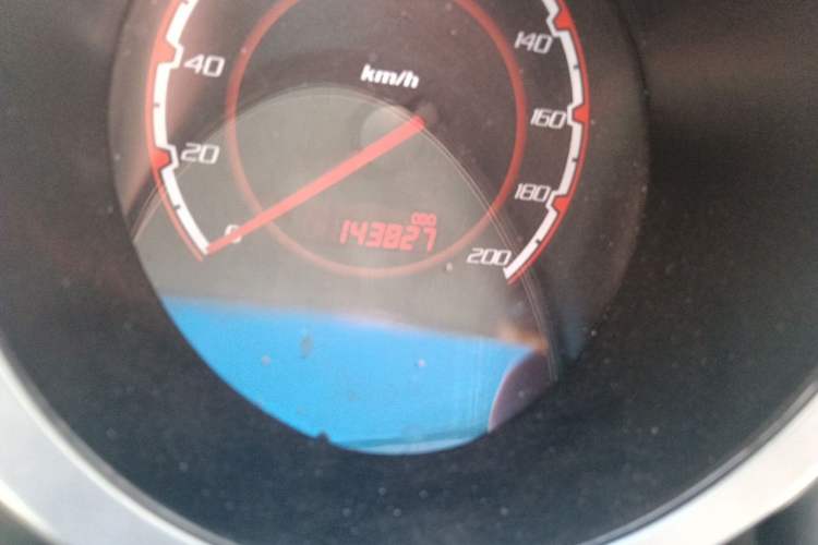 Used CHANGAN CX20 2014 1.4L Manual Sport Version China IV Standard Odometer Close Up