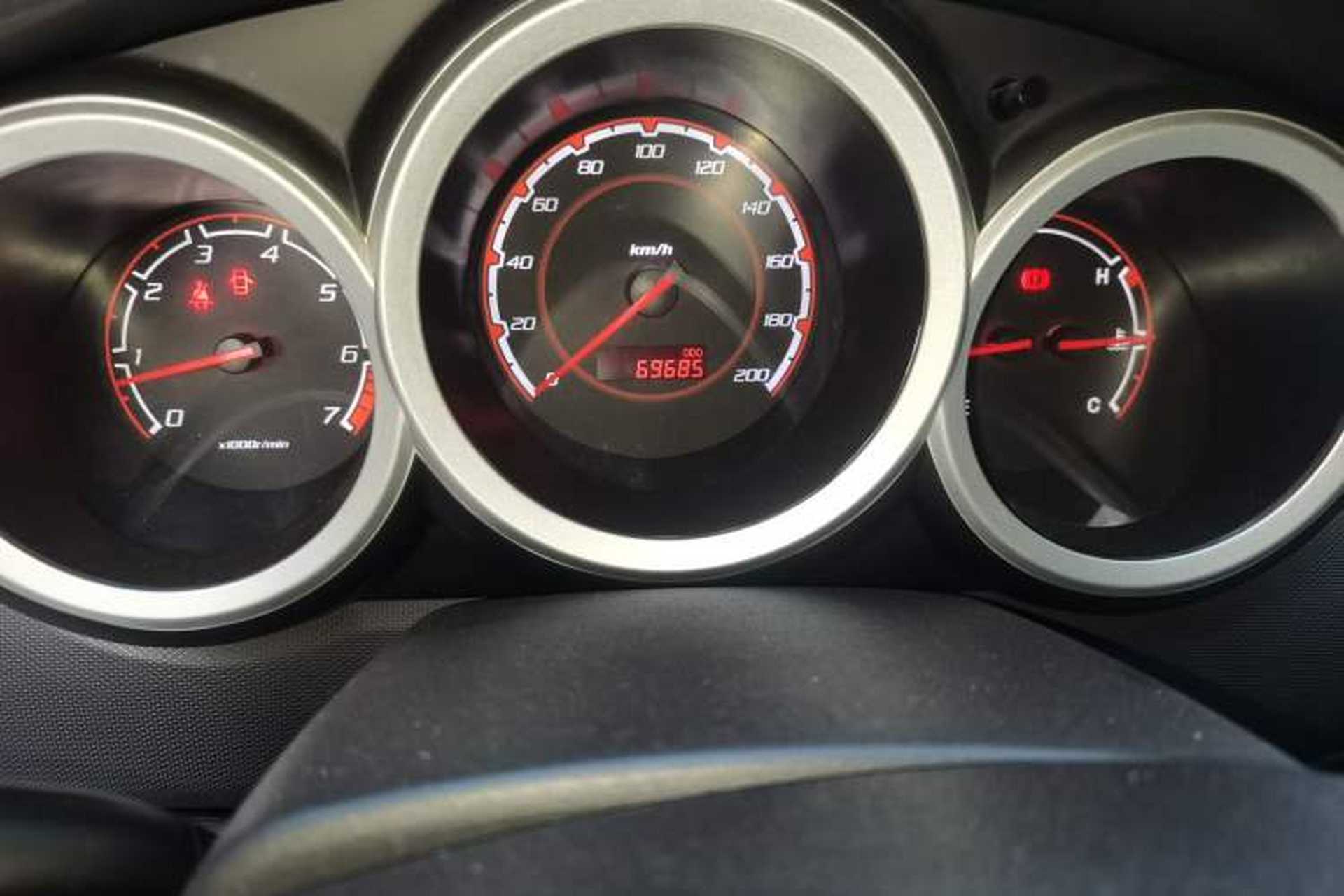 Used CHANGAN CX20 2014 1.4L Manual Sport Version China IV Standard Odometer Close Up