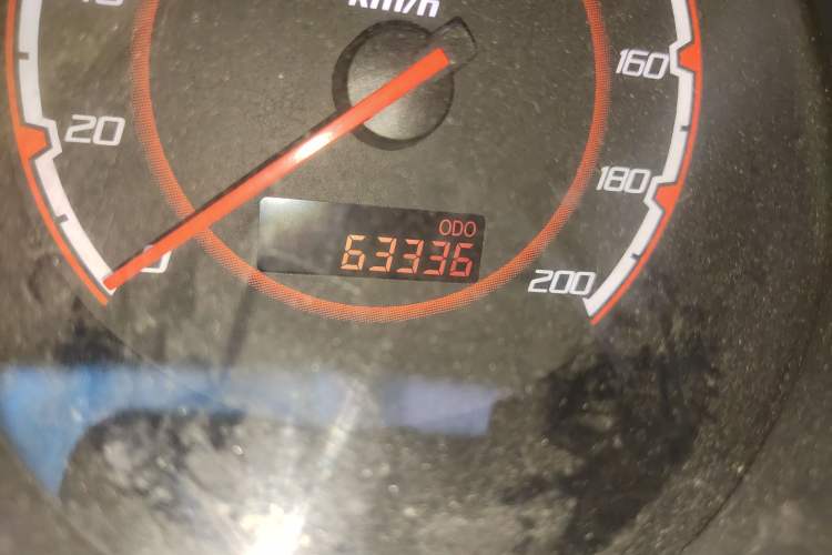 Used CHANGAN CX20 2014 1.4L Manual Sport Version China IV Standard Odometer Close Up
