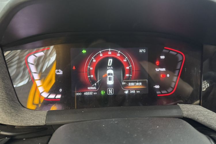 Used CHANGAN E-Pro 2020 High-Performance Edition Odometer Close Up