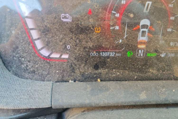 Used CHANGAN E-Pro 2020 High-Performance Edition Odometer Close Up