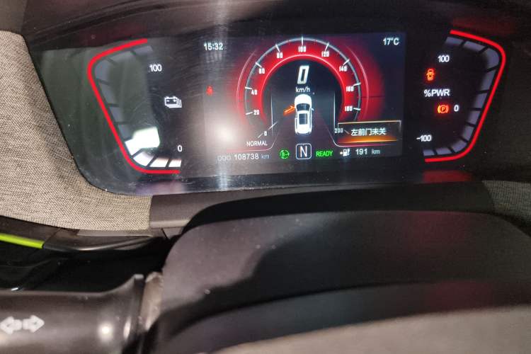 Used CHANGAN E-Pro 2020 High-Performance Edition Odometer Close Up