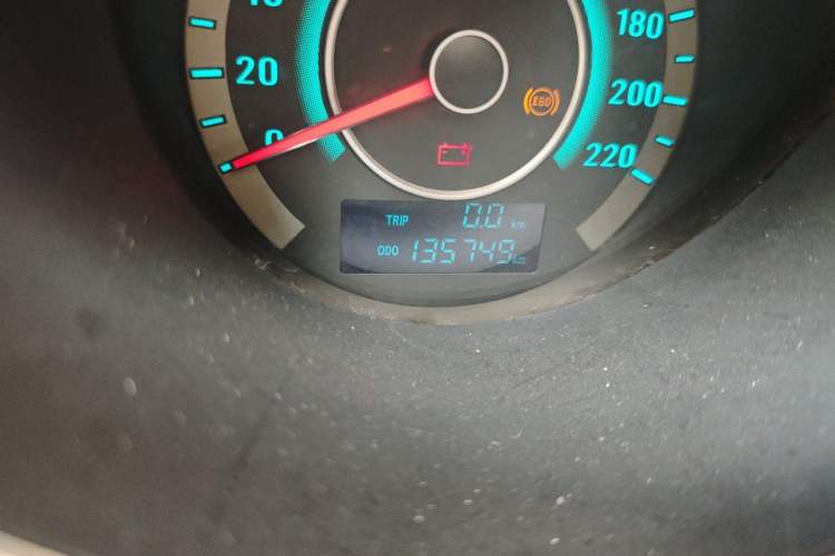 Used CHANGAN Eado 2012 1.6L Manual Shuya Model China IV Standard Odometer Close Up