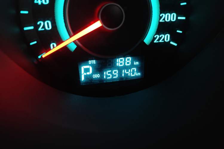 Used CHANGAN Eado 2013 1.6L Automatic ZhiKu Model China IV Standard Odometer Close Up