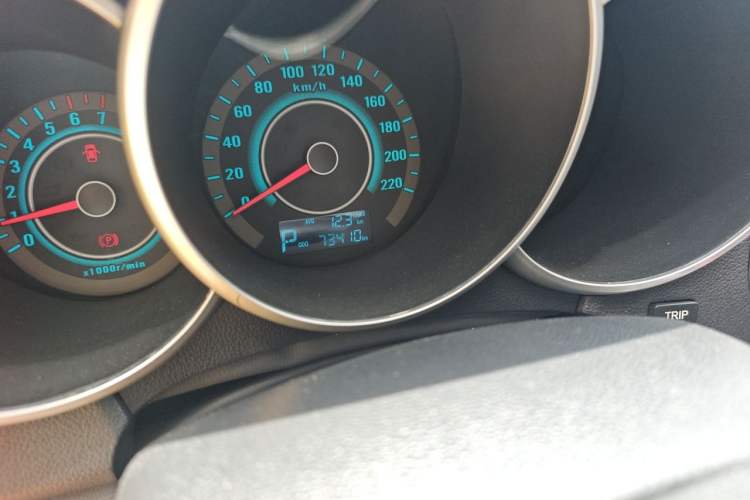 Used CHANGAN Eado  Odometer Close Up