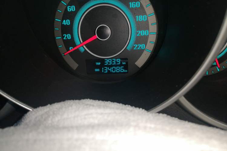Used CHANGAN Eado 2013 1.6L Manual Junkuo Model China IV Standard Odometer Close Up