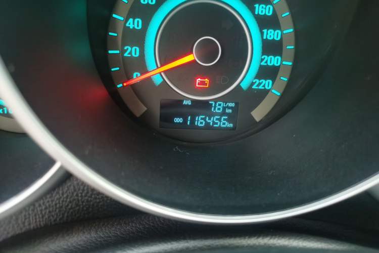 Used CHANGAN Eado 2013 1.6L Manual Junkuo Model China IV Standard Odometer Close Up