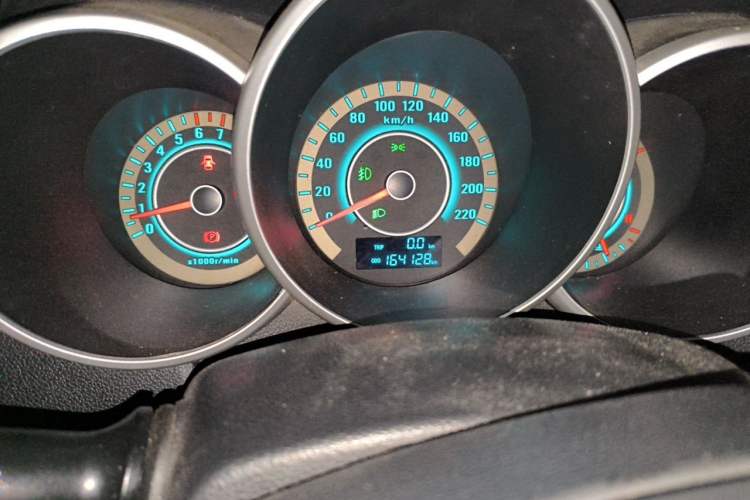 Used CHANGAN Eado 2013 1.6L Manual ZhiKu Model China IV Standard Odometer Close Up